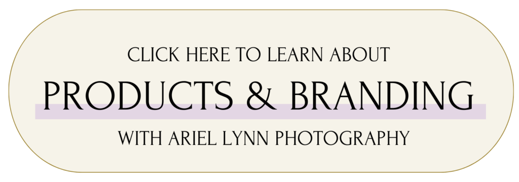 click here to learn about product and personal branding photography with Ariel Lynn Photography